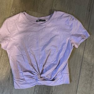 zara crop top